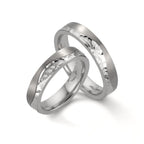 Partnerring Edelstahl, Titan