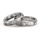 Partnerring Edelstahl, Titan