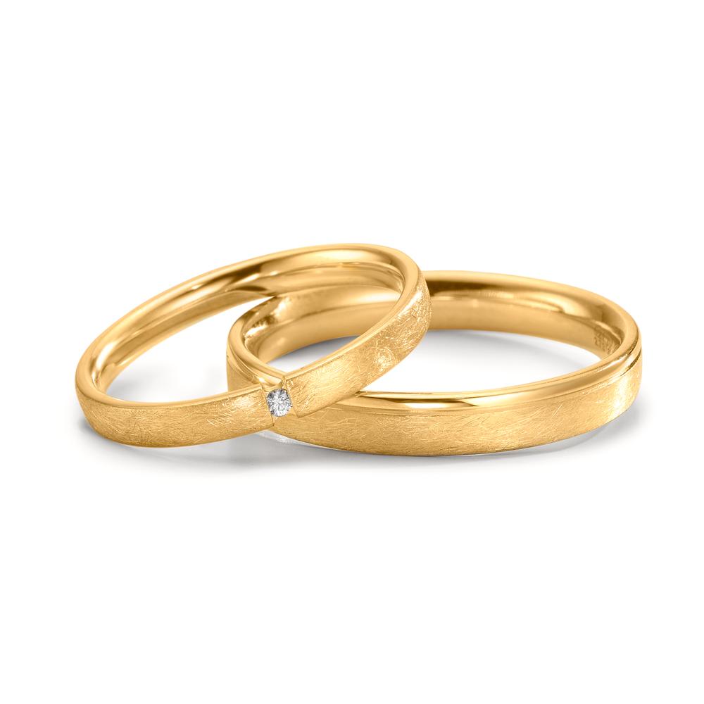 Partnerring 750/18 K Gelbgold