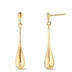 Ohrhänger 375/9 K Gelbgold Tropfen