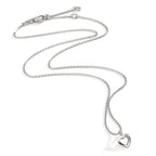 Collier Silber rhodiniert Herz 38-42 cm verstellbar