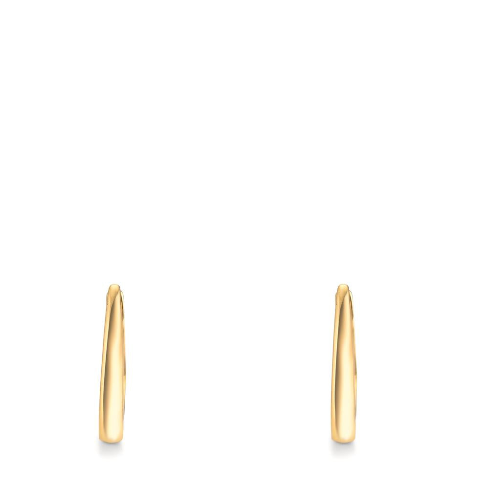 Klappcreolen Silber gelb vergoldet