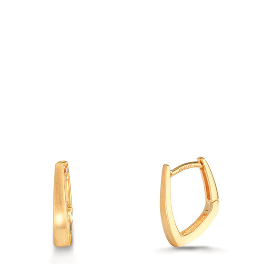 Klappcreolen Silber gelb vergoldet