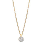 Collier 375/9 K Gelbgold Zirkonia 38-42 cm verstellbar