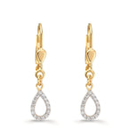 Ohrhänger 375/9 K Gelbgold Zirkonia