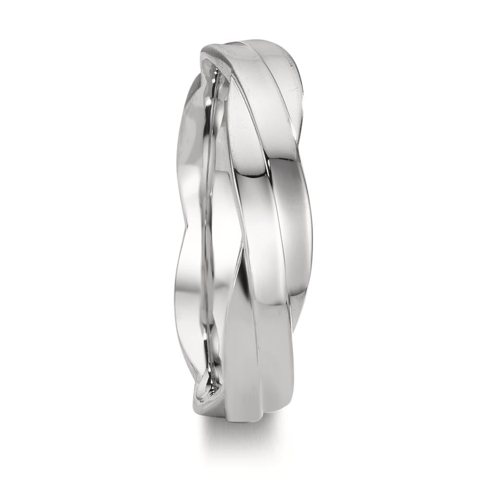 Partnerring 750/18 K Weissgold