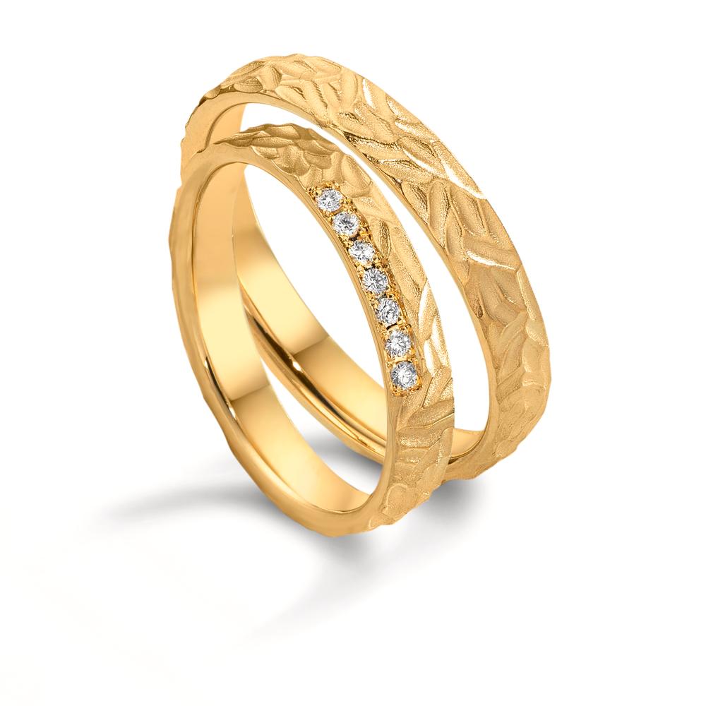 Partnerring 750/18 K Gelbgold