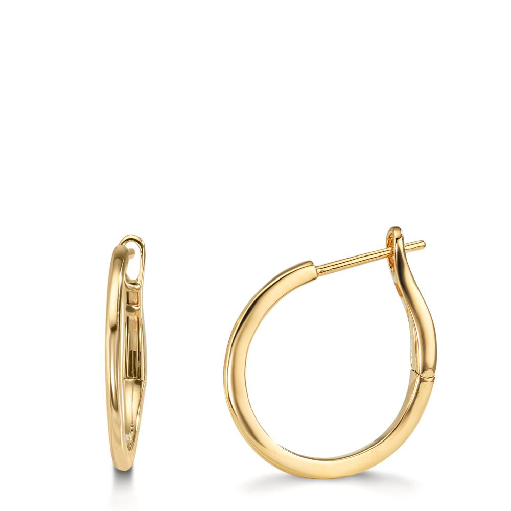 Klappcreolen 375/9 K Gelbgold