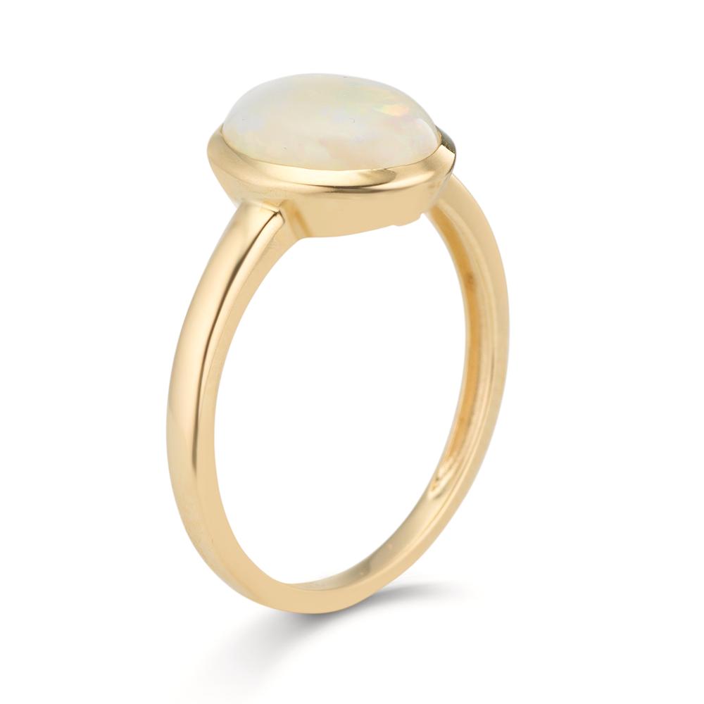 Fingerring 375/9 K Gelbgold Opal
