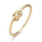 Fingerring 375/9 K Gelbgold Knoten