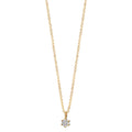 Collier 750/18 K Gelbgold Diamant 0.05 ct, w-si 42-45 cm verstellbar
