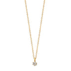 Collier 750/18 K Gelbgold Diamant 0.03 ct, w-si 42-45 cm verstellbar