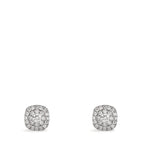 Ohrstecker 750/18 K Weissgold Diamanten 0.18 ct, w-si Ø5 mm