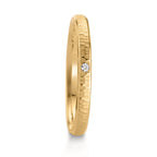 Partnerring 750/18 K Gelbgold Diamant 0.014 ct, w-si