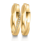 Partnerring 750/18 K Gelbgold