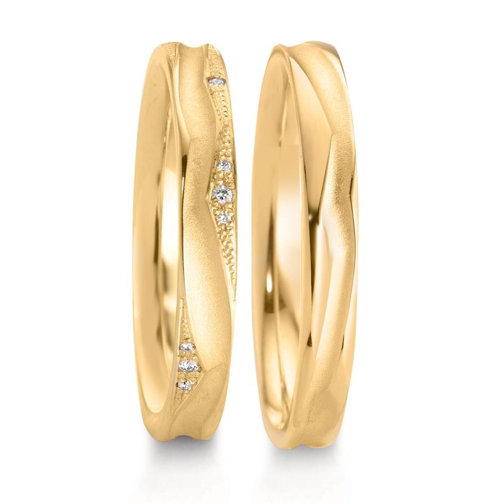 Partnerring 750/18 K Gelbgold